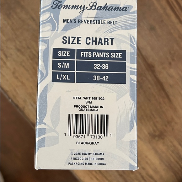 Tommy Bahama Black Braided Leather-Trim Belt with Silver Buckle - Picture 5 of 5